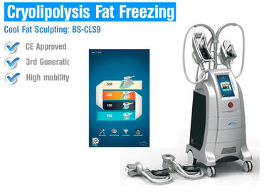 Cryo που παγώνει τη μηχανή αδυνατίσματος σώματος Cryolipolysis, εξοπλισμός μείωσης βάρους