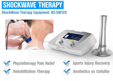 Ακτινωτή Shockwave ESWT θεραπεία μηχανών θεραπείας για τη διευθετήσιμη συχνότητα πόνου τακουνιών