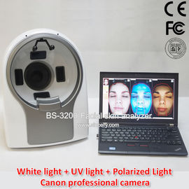 τρισδιάστατη μηχανή ελεγκτών δερμάτων εικόνας του προσώπου, UV έγκριση CE μηχανών ανάλυσης ανιχνευτών δερμάτων