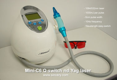 ND YAG Q - μεταστρεφόμενο λέιζερ για την αφαίρεση δερματοστιξιών με τη στενή αερόψυξη νερού βρόχων ανεξάρτητη