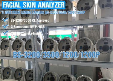 Πλήρης μηχανή ελεγκτών δερμάτων προσώπου σαλονιών ομορφιάς με τη UV/RGB/ελαφριά πολυγλωσσική υποστήριξη της PL