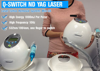 ND YAG Q - μεταστρεφόμενο λέιζερ για την αφαίρεση δερματοστιξιών με τη στενή αερόψυξη νερού βρόχων ανεξάρτητη