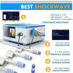 Shockwave Extracorporeal ESWT συμπιέσεων αέρα μηχανή θεραπείας για τον πόνο τακουνιών/το μυϊκό τραυματισμό