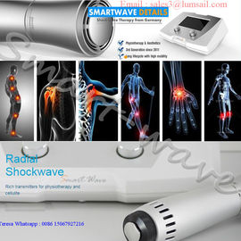 Φορητή ακτινωτή Shockwave θεραπεία κρουστικών κυμάτων φυσιοθεραπείας μηχανών μασάζ για τη σπαστικότητα μυών