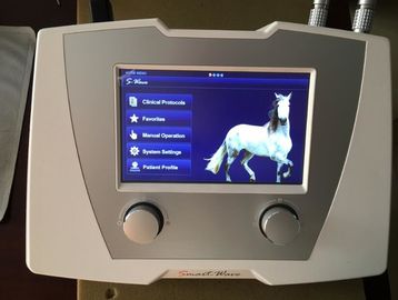 Κτηνιατρικός ίππειος Shockwave εξοπλισμός μηχανών για το άσπρο χρώμα σκυλιών/αλόγων